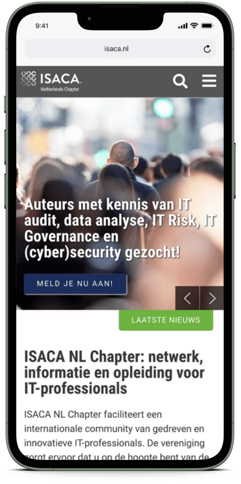 afbeelding telefoon ISACA NL Chapter