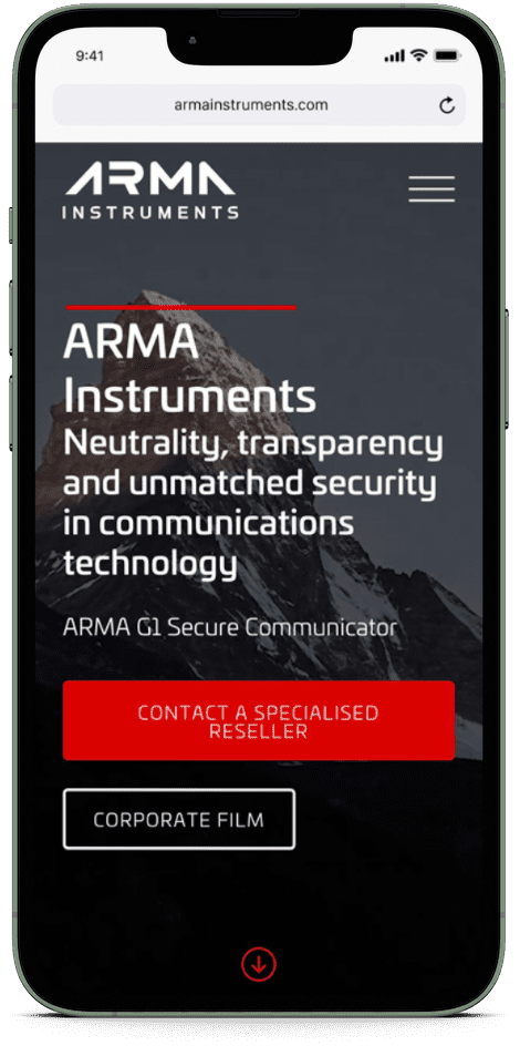 afbeelding telefoon ARMA Instruments
