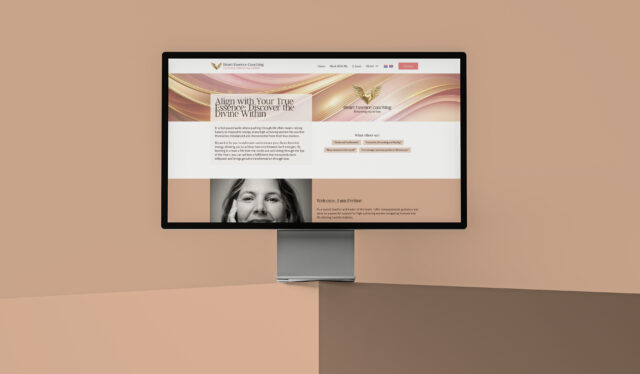 Afbeelding website Heart Essence Coaching