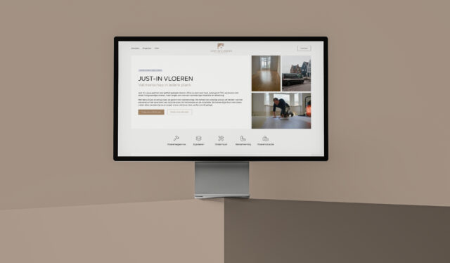Afbeelding website Just-In Vloeren
